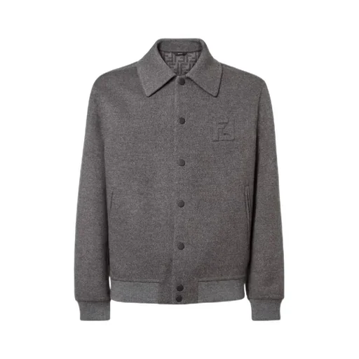 Ff Detailed Single Breasted Jacket