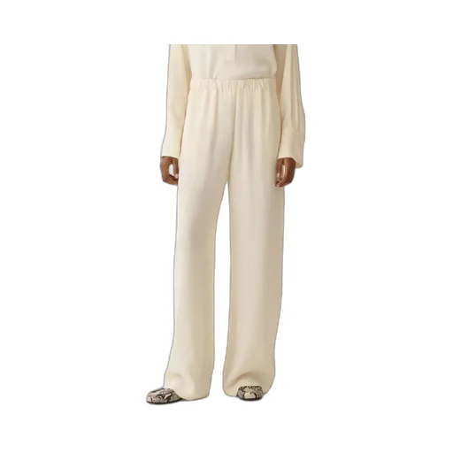 Elastic Waistband Enver Satin Trousers