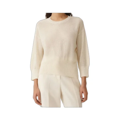 Sequin Crewneck 3/4 Sleeved Jumper