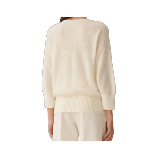 Sequin Crewneck 3/4 Sleeved Jumper