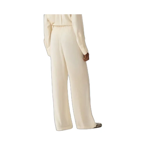 Elastic Waistband Enver Satin Trousers