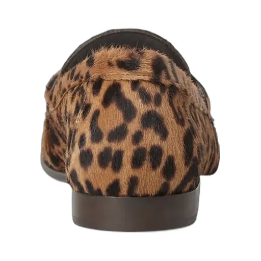 Baguette Leopard Printed Loafers