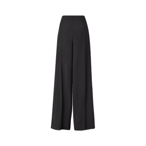 Pleated Wide-Leg Trousers
