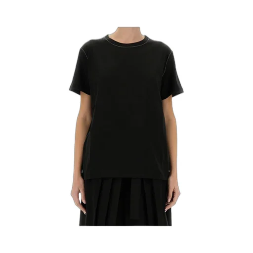 Filo Diamante Detailed Short Sleeved Basic T-Shirt