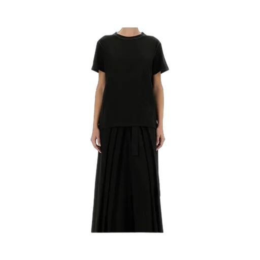 Filo Diamante Detailed Short Sleeved Basic T-Shirt