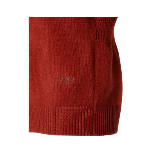 V-Neck Elastic Waistband Knitted Jumper
