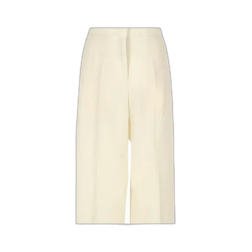 Straight-Leg Pleated Detail Trousers