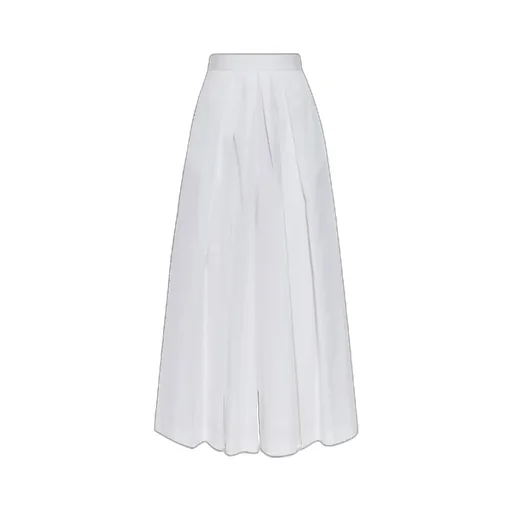 Pleated Tied-Waist Trousers