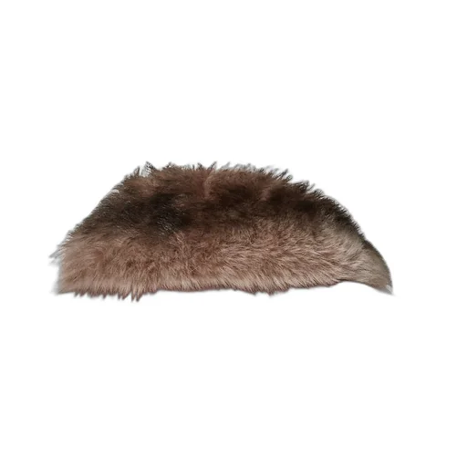 Faux-Fur Collar Leather Bomber Jacket