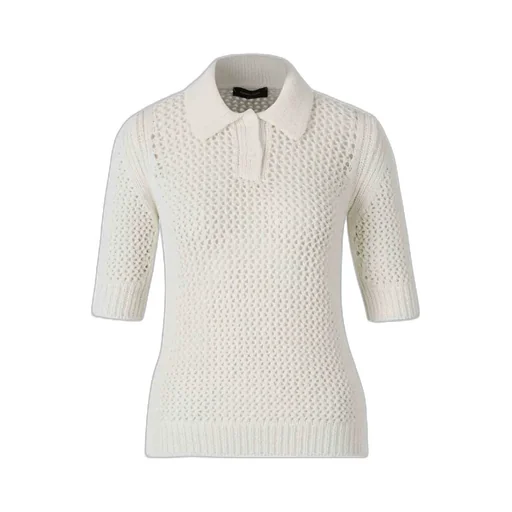 Short-Sleeved Knitted Polo Shirt
