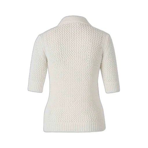 Short-Sleeved Knitted Polo Shirt