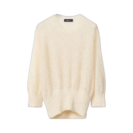 Sequin Crewneck 3/4 Sleeved Jumper