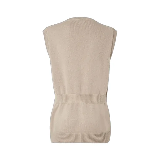 Logo Embroidered Knit Vest