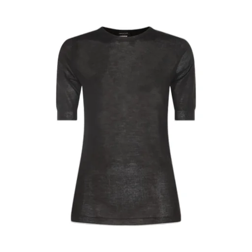 Short-Sleeved Crewneck Jumper