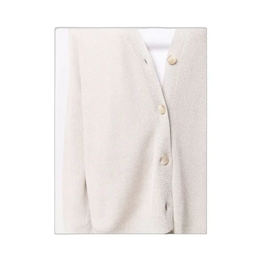 V-Neck Knitted Cardigan