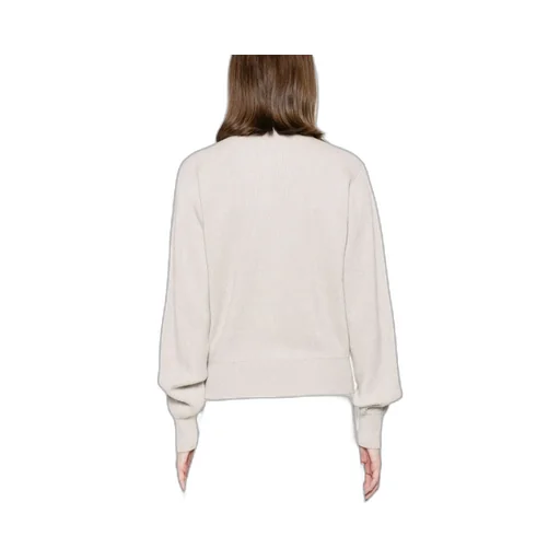 V-Neck Knitted Polo Jumper