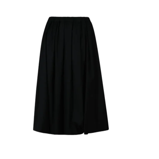Elasticated Waistband Pleated Skirt