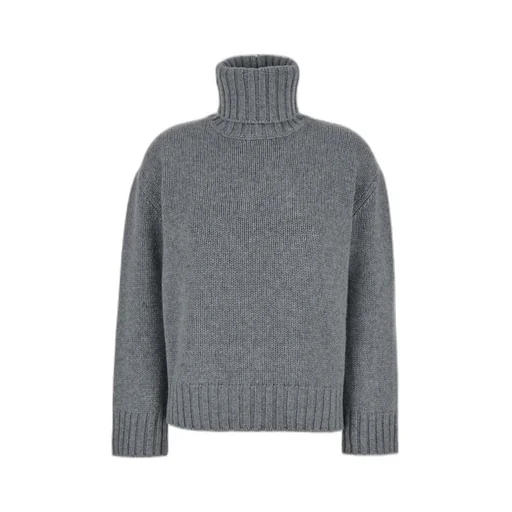 High Neck Ribbed Sweater