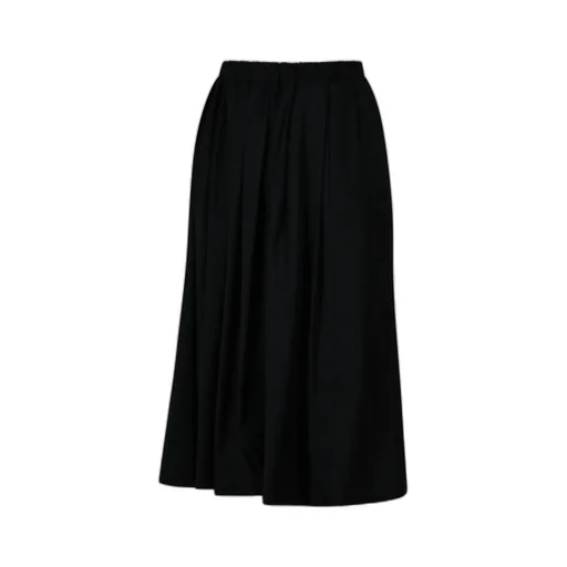 Elasticated Waistband Pleated Skirt