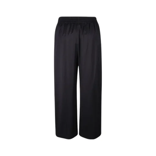 Flannel Wide-Leg Trousers