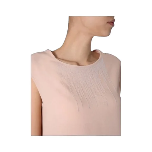 Sequin Embellished Crewneck Top