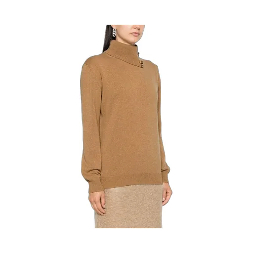 Foldover Neck Sweater