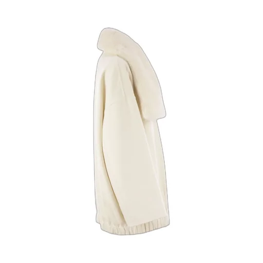 Fur Collar Long Sleeved Coat