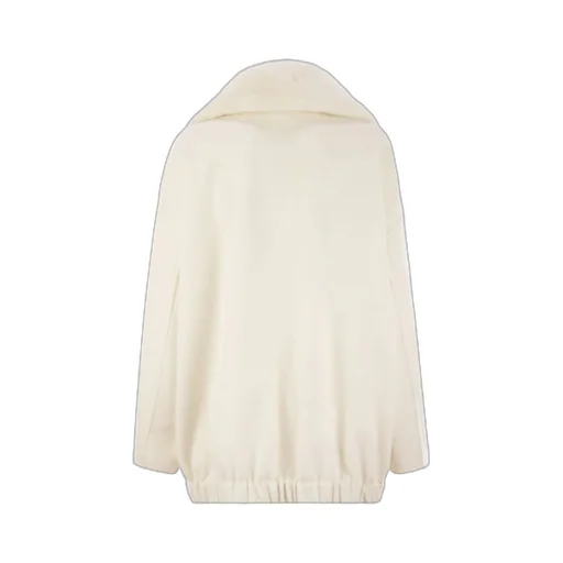 Fur Collar Long Sleeved Coat