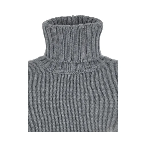 High Neck Ribbed Sweater