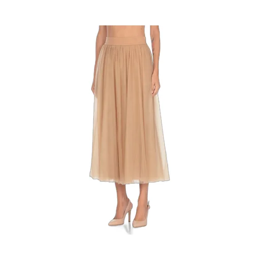Layered Tulle Midi Skirt