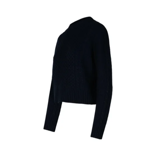 Cable-Knit Embellished Jumper