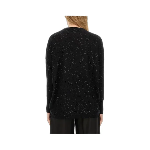 Sequin-Embellished Knitted Jumper