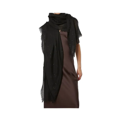 Sequins, Pure Wool Blended Scarf