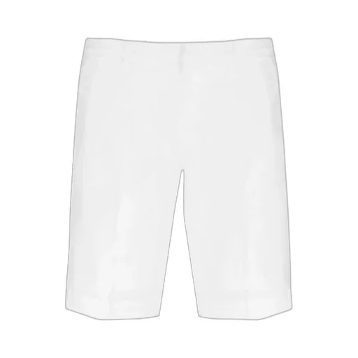Plain Stretched Bermuda Shorts