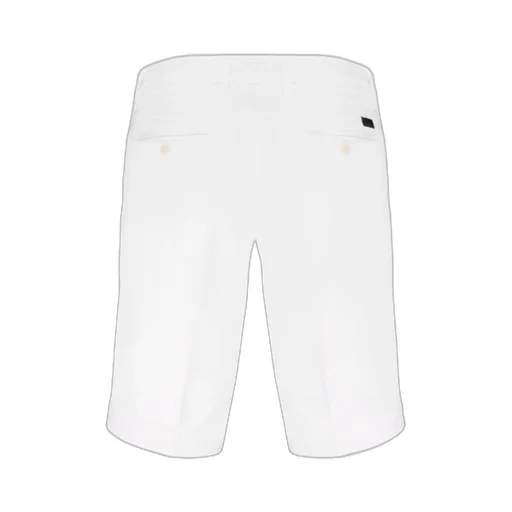 Plain Stretched Bermuda Shorts