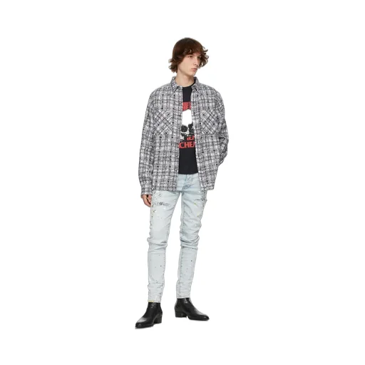Plaid Tweed Casual Jacket
