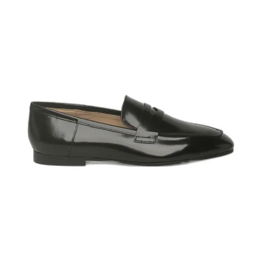 Logo Round-Head Loafers