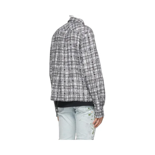 Plaid Tweed Casual Jacket