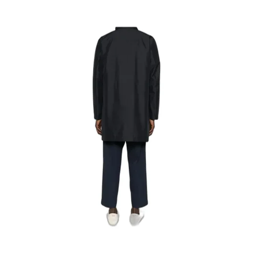 High-Neck Long-Sleeved Coat