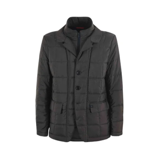 Quilted Double-Front Jacket