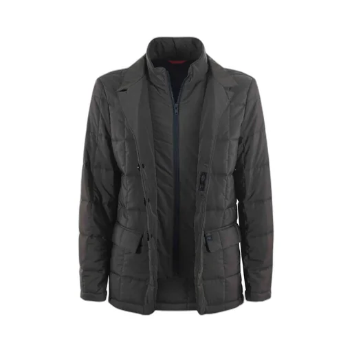 Quilted Double-Front Jacket