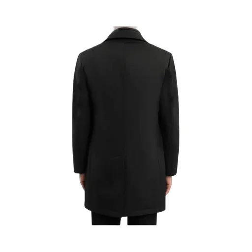 Padded Peak Lapel Coat