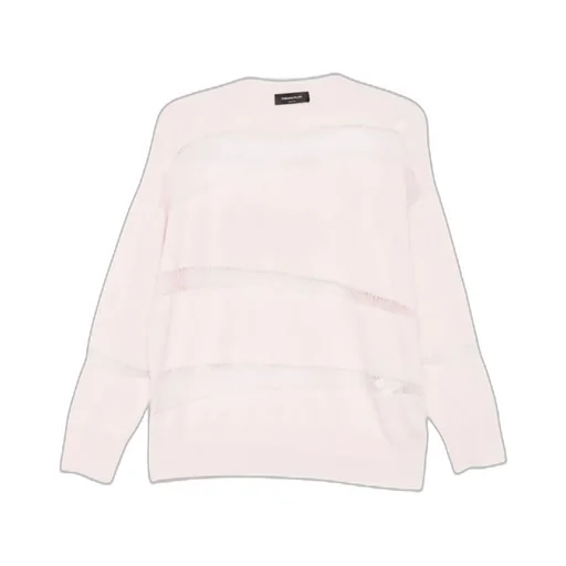 Mesh-Panel Sweater