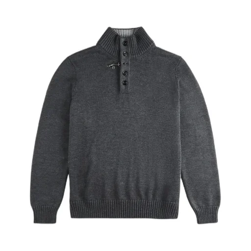 Mock-Neck Wool Jumper