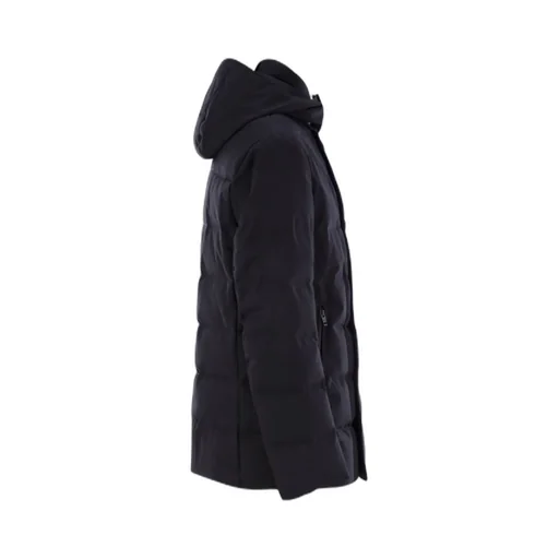 Double-Breasted Hooded Coat