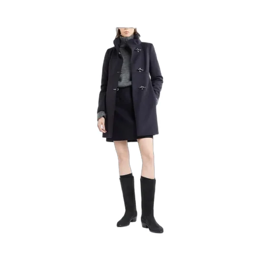 High-Neck Peacoat