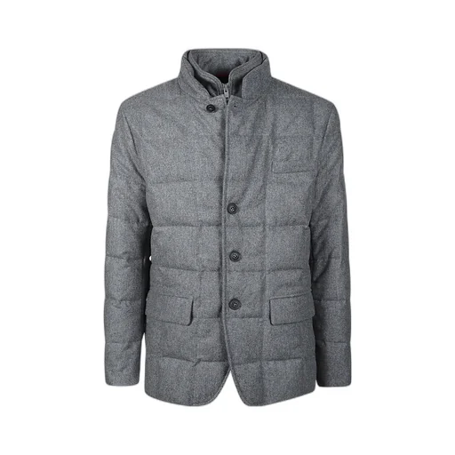 Double Front Quilted Down Jacket