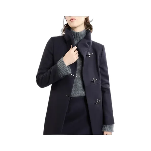 High-Neck Peacoat