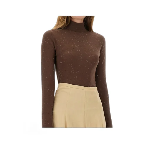 Sequin High Neck Jumper