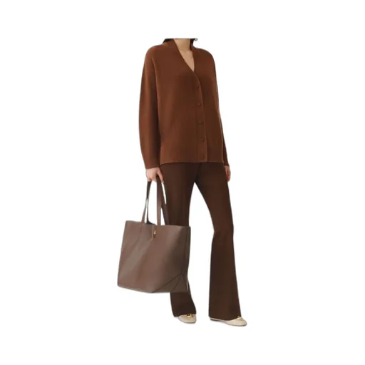 Long-Sleeved Knitted Cardigan
